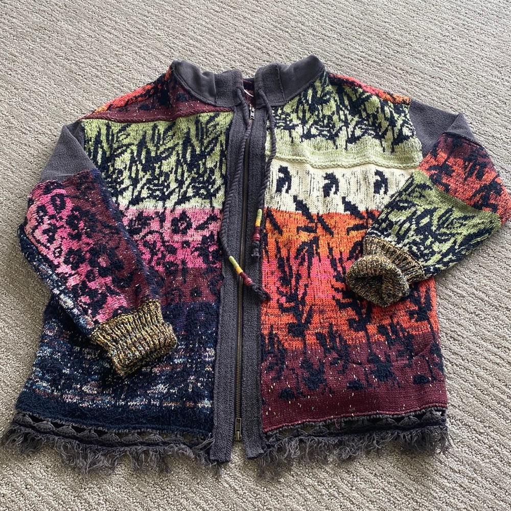 NWOT Free People Sweater Hoodie - Picture 5 of 15